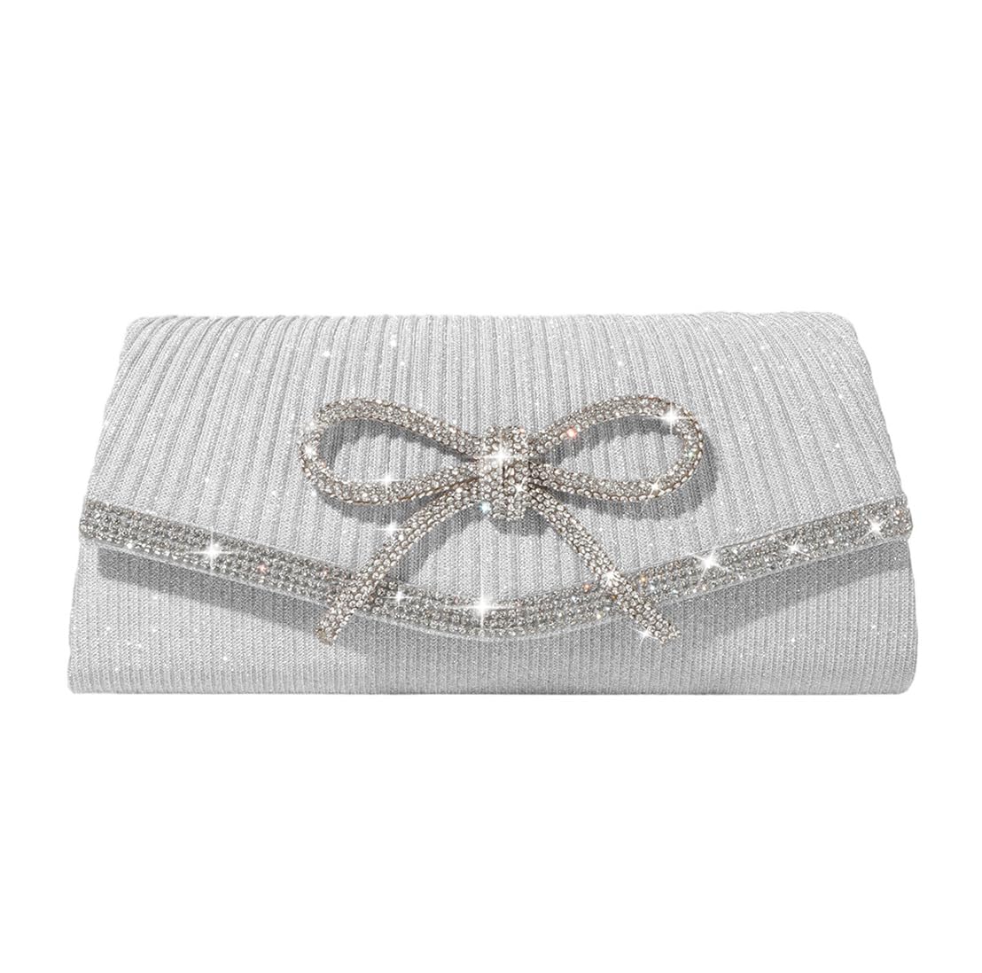 PALAY® Bow Evening Bag Sparkly Clutch Purses for Women Glitter Rhinestone Party Prom Purse Dressy Clutch Bags PALAY® Bow Evening Bag Sparkly Clutch Purses for Women Glitter Rhinestone Party Prom Purse Dressy Clutch Bags